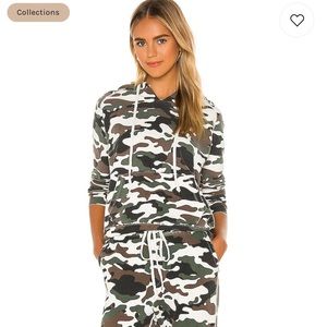 Janie Hoodie in White Camo - Nili Lotan